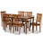 6 - Person Four Leg Dining Set-718682036-718682039