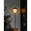 Lampe sur pied en fer et tissu de style traditionnel chinois