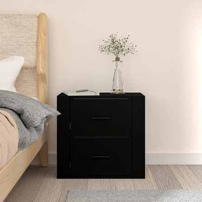 Jahque 50cm W Manufactured Wood Bedside Table