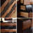 Retro Solid Wood Sideboard
