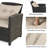 Deandrick Wicker 4 - Person Patio Conversation Set with Cushions
