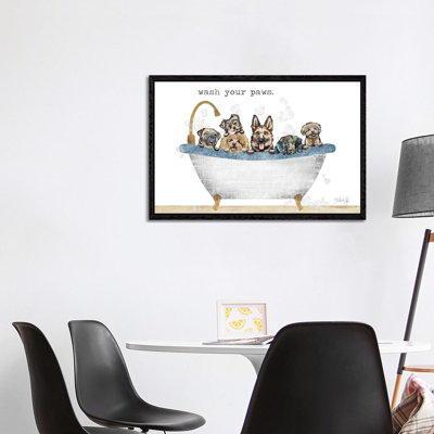 Wash Your Paws by Marla Rae - Print on Canvas