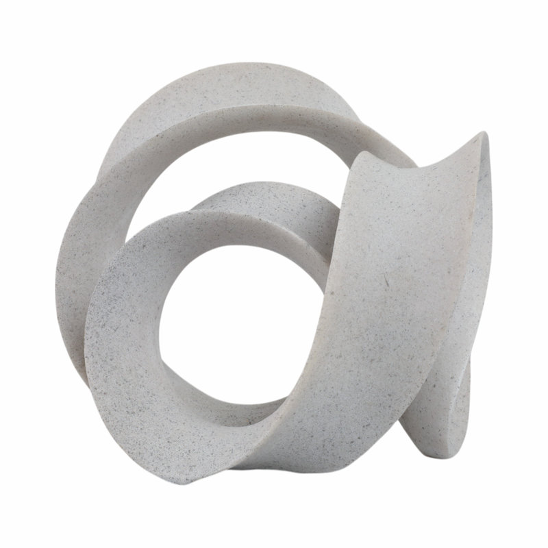 Sagebrook Home 13" Menen Large Loop Statuary, Gray