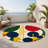 Spunky Spiral Indoor And Outdoor Area Rug-965125021