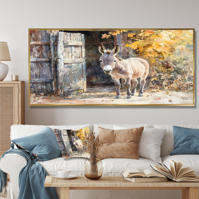 Dunnum Donkey S Path Tot Hye Barn II - âne, art mural