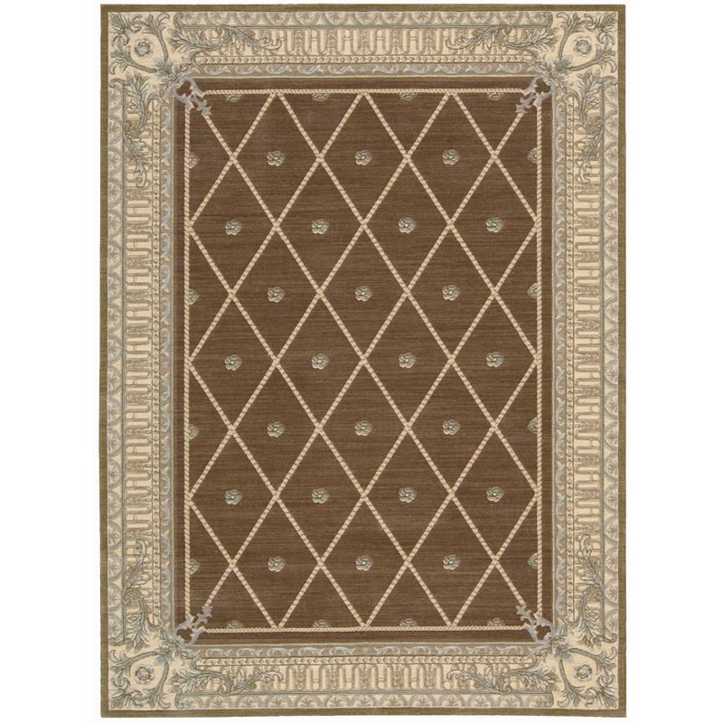 Wool Oriental Indoor Rug, Rectangle 3'6" x 5'6"