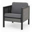 Fauteuil de patio extérieur avec coussins