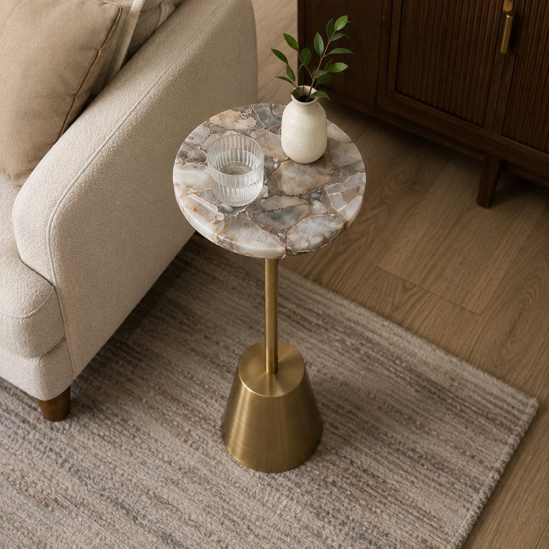 Jackins Agate Round Top Table