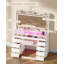 Dressing Table with HD Mirror, RGB Lights, Power Strip | Make Vanity Desk with LED Light, Transparent Glass Vanity Table with 11 Drawers, 3 Shelves, Bedroom