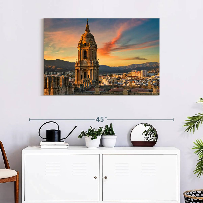 Nicci Malaga Cathedral And Cityscape