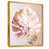 Toile avec cadre flottant or