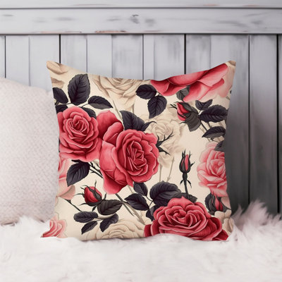 Floral Rose Flowers Pattern VII Classic