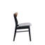 Chaise d'appoint en lin (ensemble de 2)
