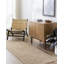 Tapis beige en polyester tissé à la machine Walentina-1843608634