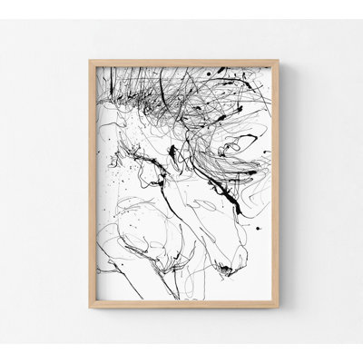 Abstrait, cheval, ligne, Ranch Inspo, art mural, tête de cheval sauvage, affiche, art mural Bronco
