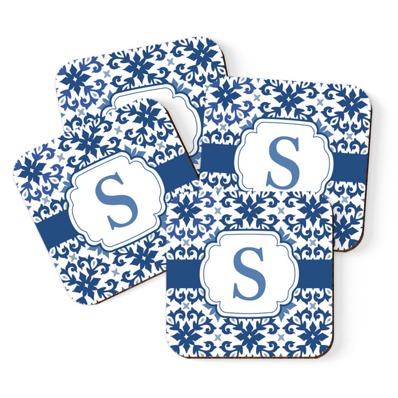 Square 4 Piece Coaster Set, S
