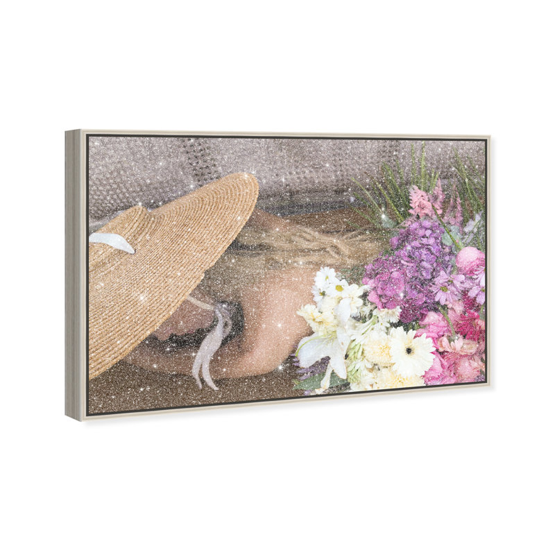 Pretty Bloom Canvas Floral & Botanical Print by Oliver Gal, 11"H x 16"W, Silver Frame