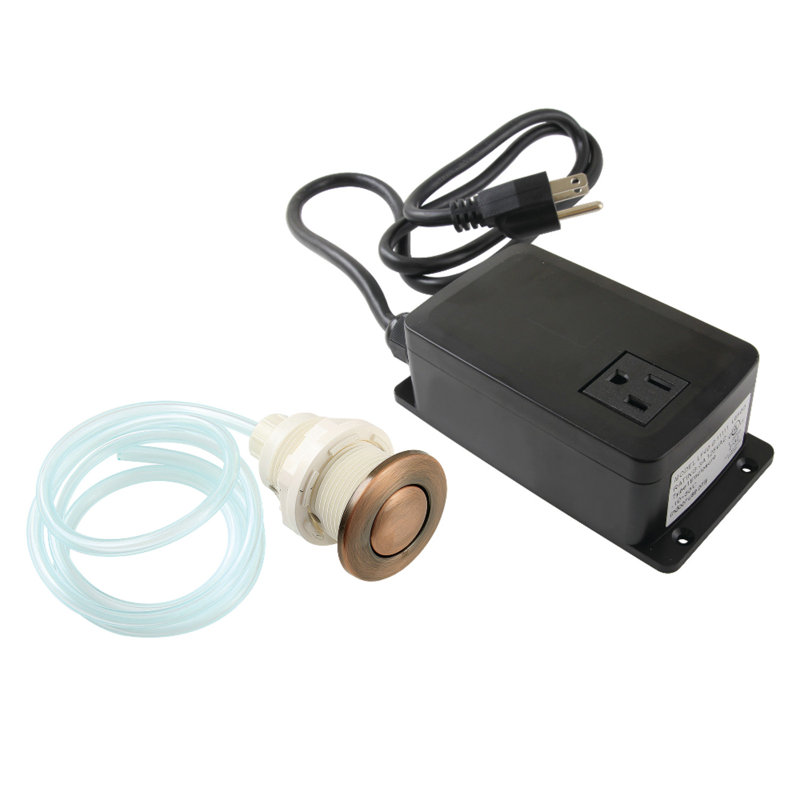 Kingston Brass Trimscape Single Outlet Garbage Disposal Air Switch Kit