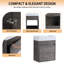 Meuble-lavabo mural simple 18,16 po avec plateau en résine Kuhns-88116764