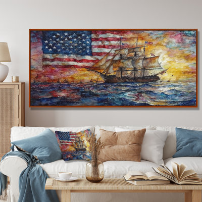 Boston Tea Party Boart Sailing II - bateau à voile, art mural