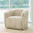 Mikado 34" Wide Velvet Upholstered Swivel Barrel Chair-1926229666