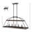 5 - Light Dimmable Modern Linear Chandelier