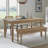 Valerie Pine Rectangular Solid Wood Top with Solid Wood Base Dining Table-15059047