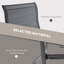 Ensemble de 2 tabourets de bar pivotants avec accoudoirs Outsunny
