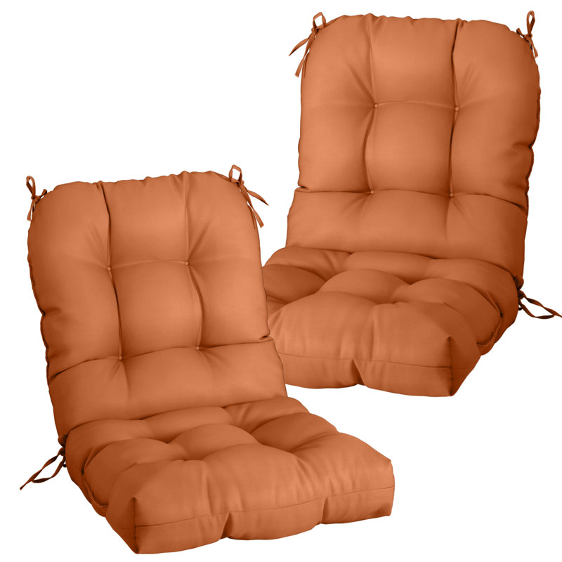 Ensemble de 2 coussins de remplacement pour l'extérieur, Orange