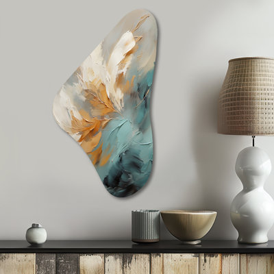 Crisinda - Abstract Boomerang Shape Asymmetric Metal Wall Art