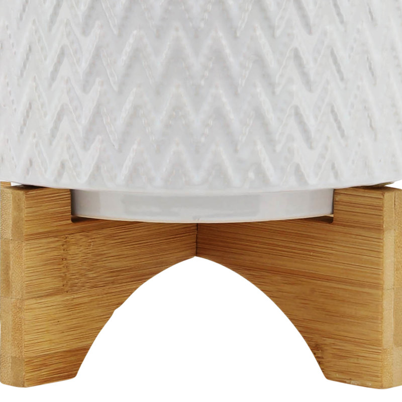 8" Chevron Planter W/ Stand