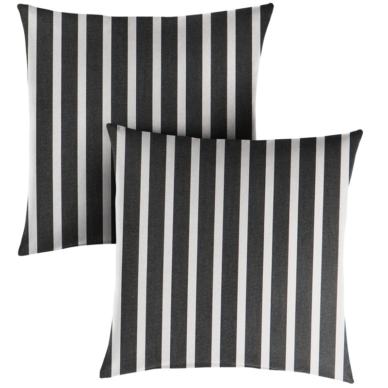Housse de coussin carrée et insert Mariario, 24 po x 24 po
