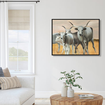 Nguni Breeding Print On Canvas