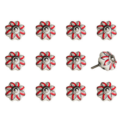 Paquet de boutons de fantaisie peints à la main
