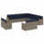 Coussin bleu marine / structure grise est en rupture de stock