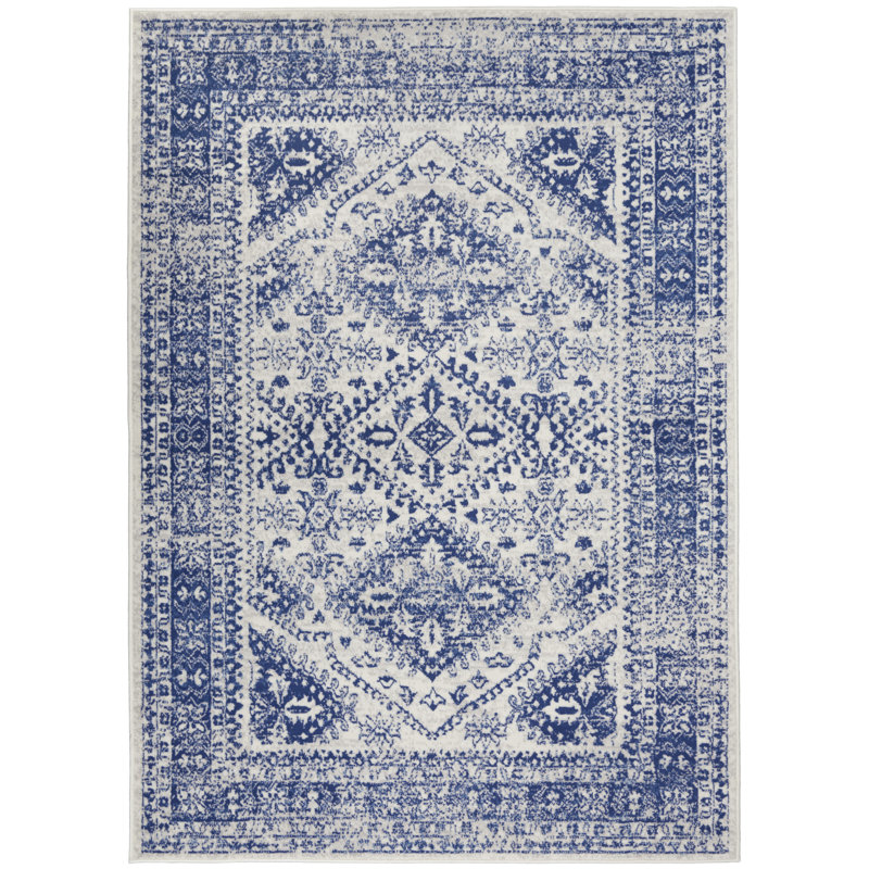 Oriental Indoor Rug, Rectangle 6' x 9'