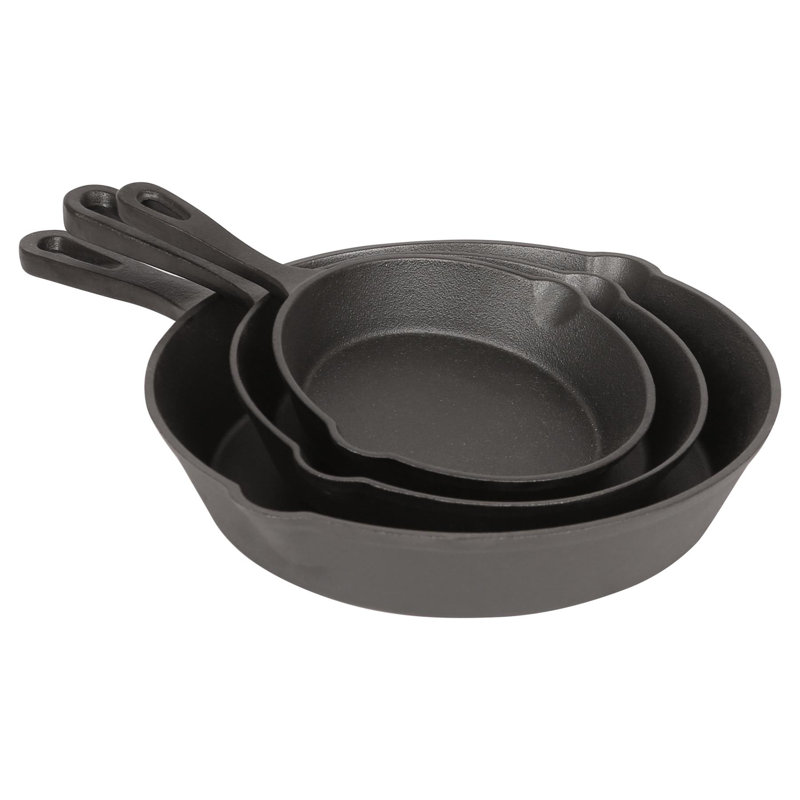 BobbyQ - Cast Iron Frying Pans - 6" / 8" / 10"