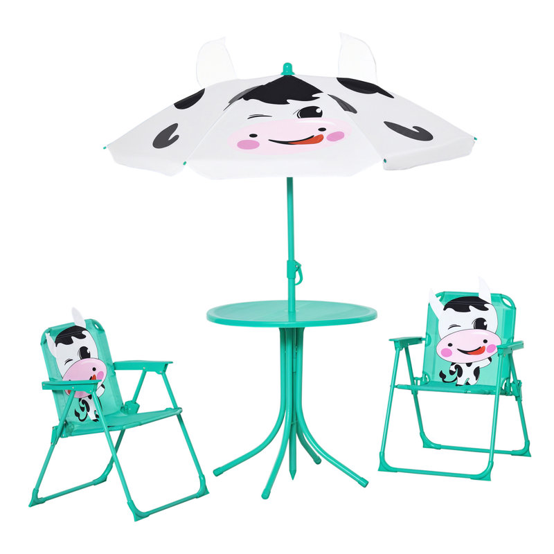 Ensemble de table ronde et de chaises pour enfants Auberta