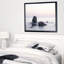 «Rocks in the Sea» en noir et blanc - reproduction de photo sur toile-26694083