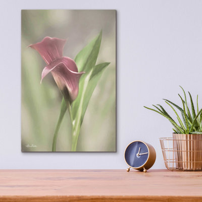 Lis rose Calla - imprimé sans cadre