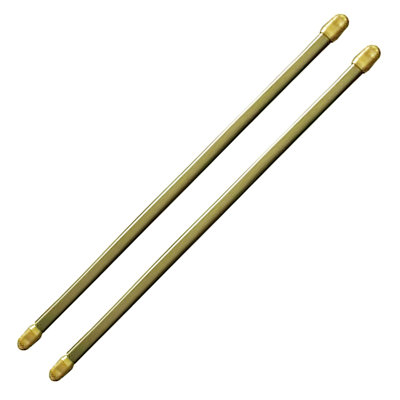 Café Rod Aluminum Adjustable Single Curtain Rod