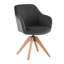 360° Swivel Dining Chairs, 1Er Set Velvet Upholstered Accent Chair,Beige-1448664139-1448664136