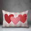 Housse de coussin rectangulaire Triple Heart