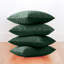 Luxury Check Velvet Cushion Covers Set Of 4 Soft Throw cases -2114959901