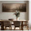 «Misty Pine Forest Reflection on Quiet Lake», art mural pour chambre à coucher ou espace de méditation-140924517-140924516