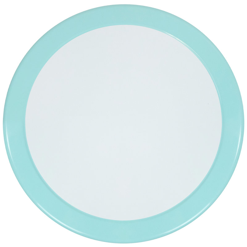 Table d'appoint 22 po, Bleu / blanc