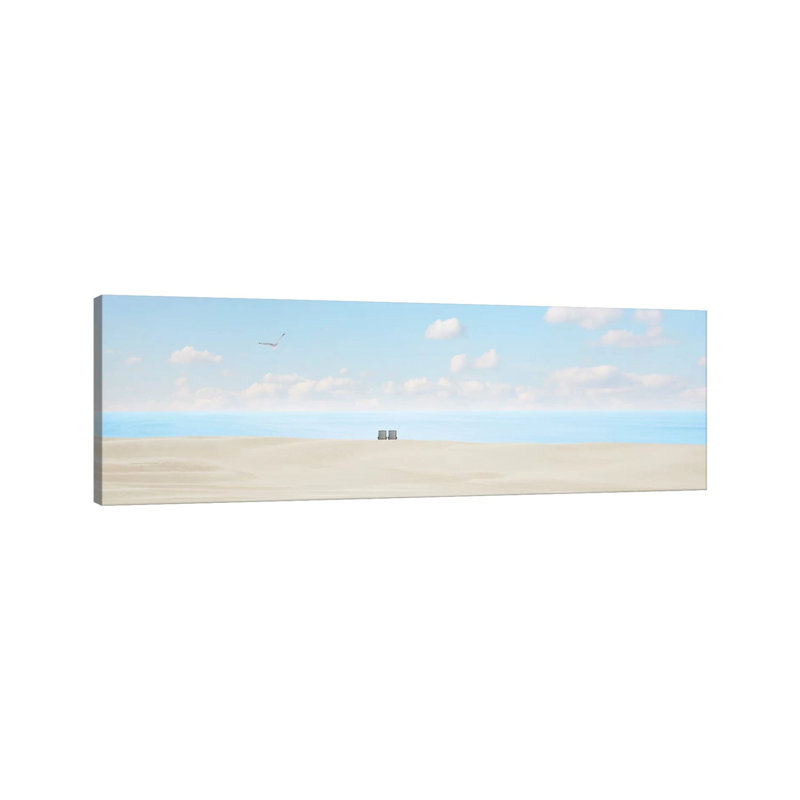 Beachscape Panorama VII 1 Piece Wrapped Canvas Panoramic Wall Art, 121.92 cm H x 40.64 cm W