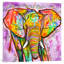 Elephant by Dean Russo - Print on Canvas-42158921-89229026
