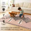 Tapis géométrique rose / brun / beige Kilim Kiki Petal Pink
