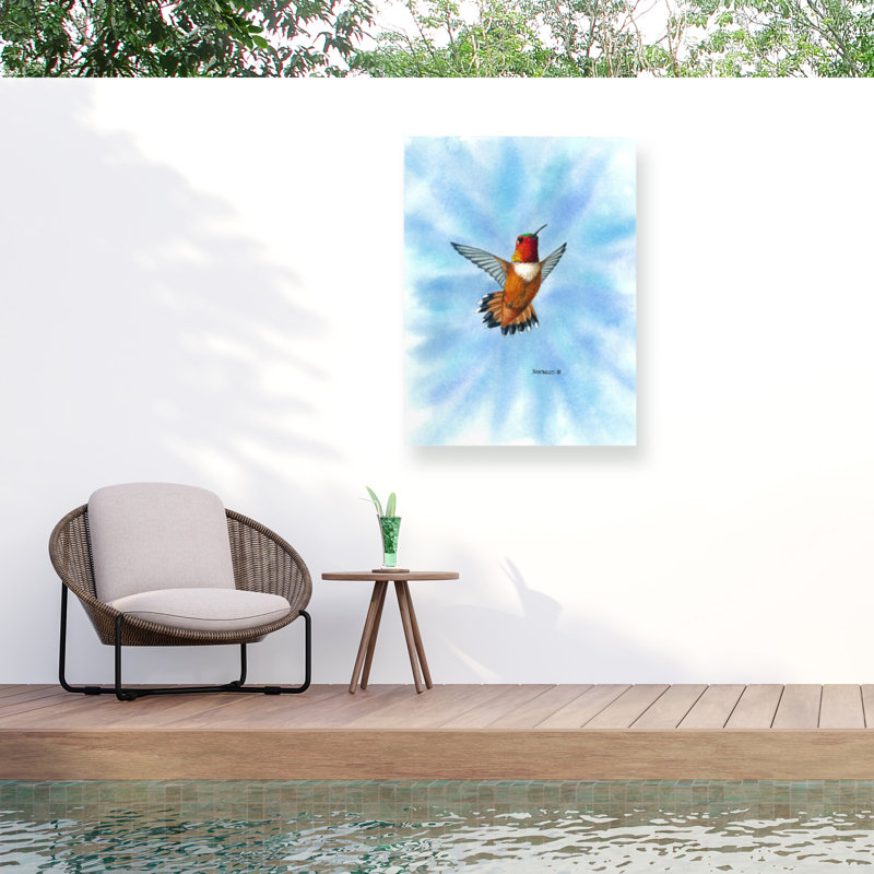 Toile d'extérieur Dave Bartholet Rufous, H 14 po x l 19 po